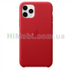 Накладка Leather Case iPhone 11 Pro Max червоний