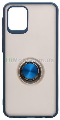 Накладка Totu Ring series кільце + магніт iPhone 11 Pro Max синiй