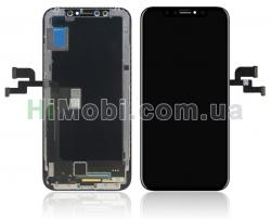 Дисплей (LCD) iPhone X GX-AMOLED Hard з сенсором чорний