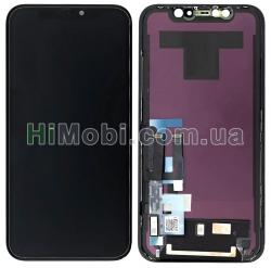 Дисплей (LCD) iPhone 11 чорний (переклеєний)